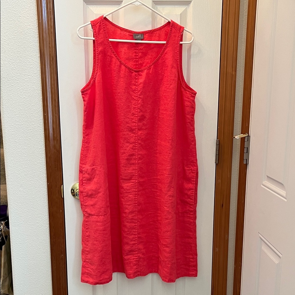 J. Jill Sleeveless Coral Sundress